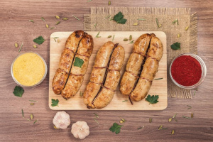 Колбаски Праздничные из индейки